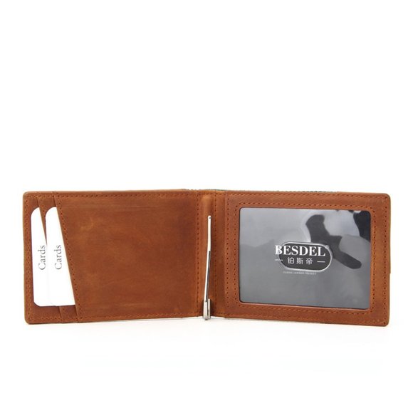 NLV Classic Men's Leather Wallet Billfold RFID - Picture 6 of 8